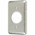 American Imaginations Rectangle Galvanized Steel Electrical Plate Cover Galvanized Steel AI-37130